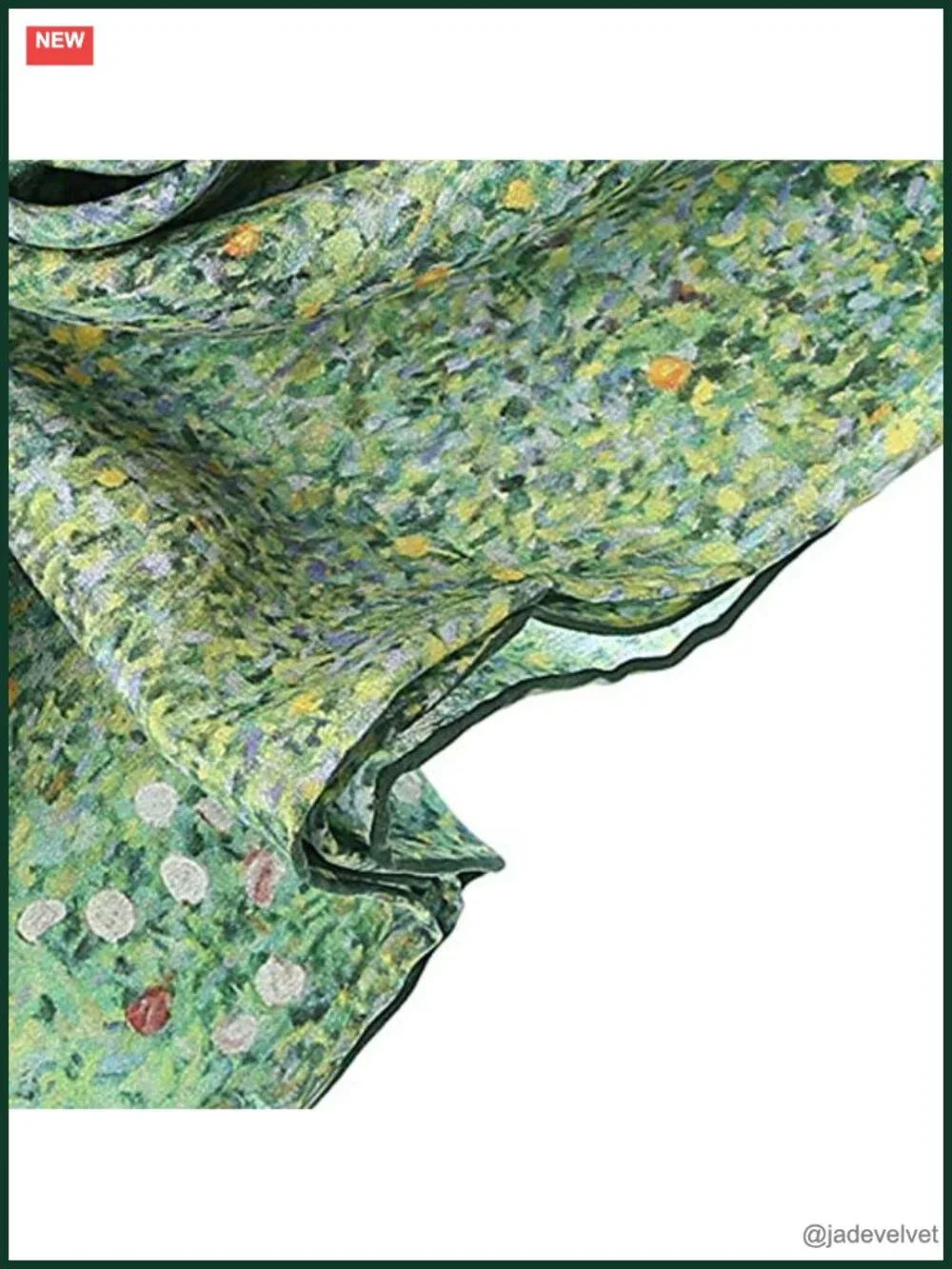 100% Silk Painted Scarf Van Gogh Monet Gau